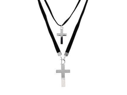 COLLAR, CHRISTIAN DIOR, collar de dos piezas, cint