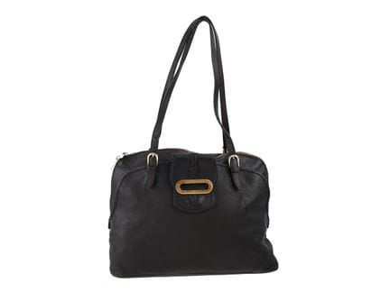 SAC, JIMMY CHOO, cuir marron foncé, accessoires en