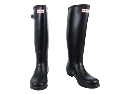 STIVALI DA PIOVA, HUNTER, gomma nera, taglia 39, n