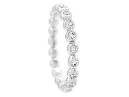 GEORG JENSEN, bague « full eternity », collection 