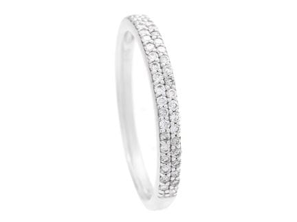 CHIMENTO, or blanc 18 carats, 40 diamants taille b