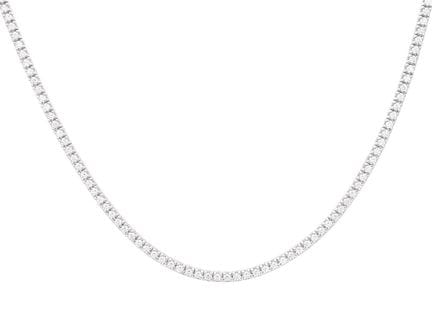 COLLANA RIVIERE, oro bianco 18 carati, 183 diamant