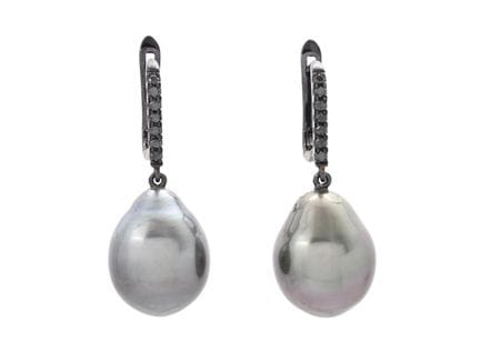 STRÖMDAHLS, boucles d'oreilles en perles, or 18 ca
