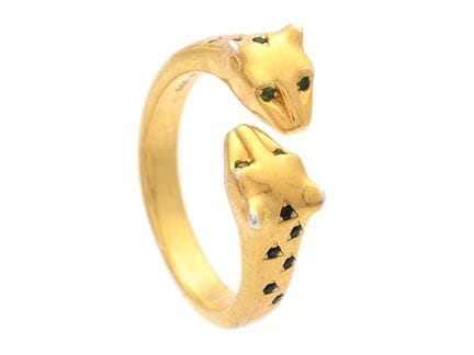 MARIA NILSDOTTER, anello, anello Leoprad, argento 