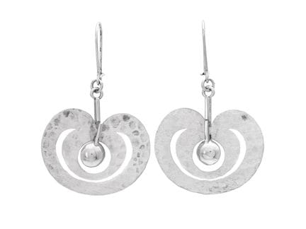 TAPIO WIRKKALA, boucles d'oreilles, Omena, argent 