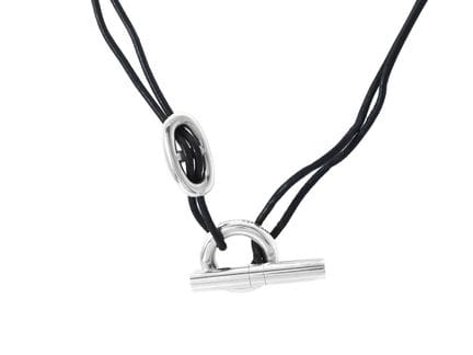 HERMÈS, collar, Skipper Necklace, plata de ley, co