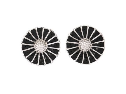 GEORG JENSEN, orecchini, Daisy, argento sterling, 
