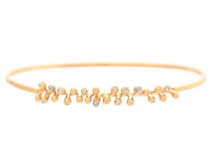 SANDBERG, bracelet rigide, Coralina, or 18 carats,