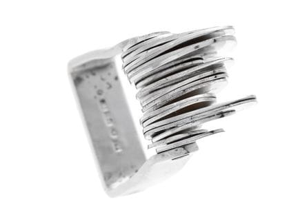 BAGUE, argent massif, Pernilla Sylwan, 2018, diamè