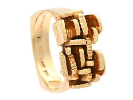 CLAES GIERTTA, bague, or 18 carats, Stockholm 1969