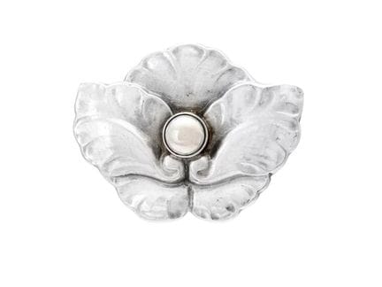 GEORG JENSEN, broche, argent massif, seconde moiti