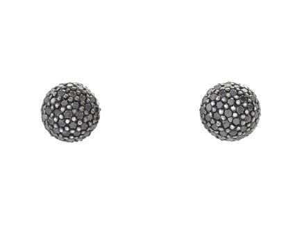 STRÖMDAHL, boucles d'oreilles, or blanc 18 carats,