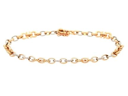 CARTIER, bracciale, oro 18 carati/oro bianco, n. d