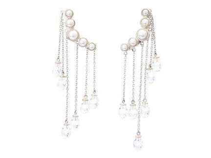 MARIA NILSDOTTER, orecchini, Rain Earrings, argent