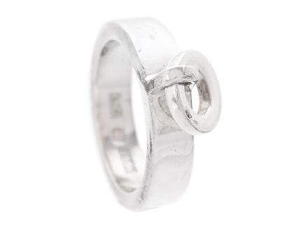 EFVA ATLING, anello, Ring Around Ring, argento ste