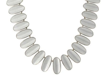 DAVID ANDERSEN., collana, argento sterling dorato,