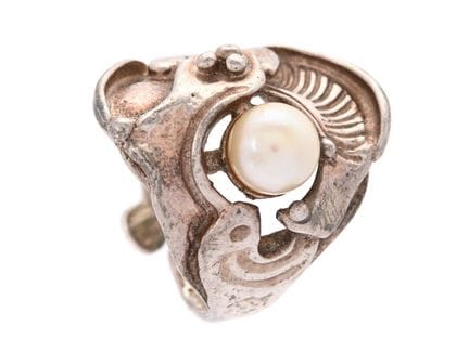 ROBBERT, anello, argento, perla coltivata, Trosa, 