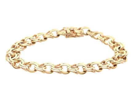 BRACELET, 18K gold, bismarck chain, Hallbergs, Köp
