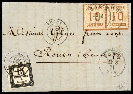 Francia, Guerra de 1870, Alsacia-Lorena, 1870, par