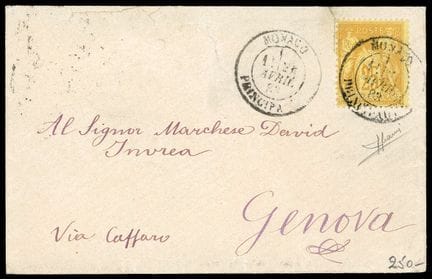 Monaco, Sammlung von 10 Briefen, davon 8 mit dem „