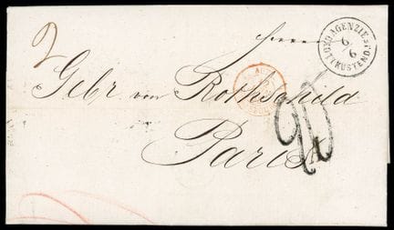 Österreichischer Aufdruck, Stempel „LLOYD AGENZIE/