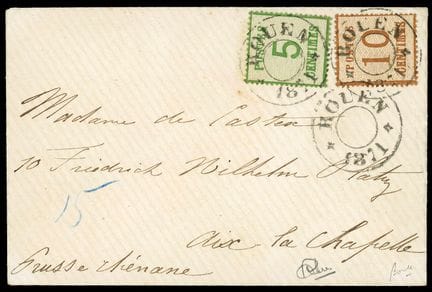 Francia, Guerra de 1870, Alsacia-Lorena, 1870, 5 c