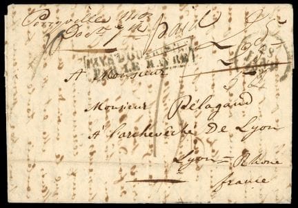 Estados Unidos, Marcas manuscritas «Perryville/Dec