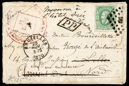 Francia, Guerra de 1870, Bélgica, 1869-1878, 10 cé