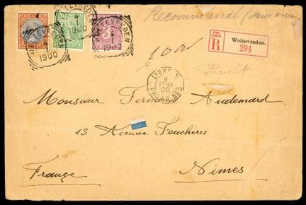 Niederländisch-Indien, 1883–1890, 3c lila und 1891