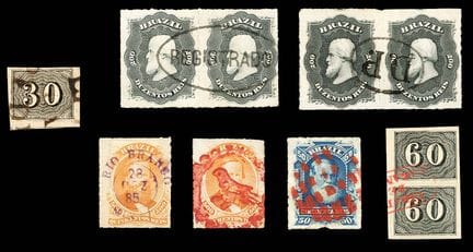 Brazil, Issues from 1850–1866, 1876–1877, and 1878