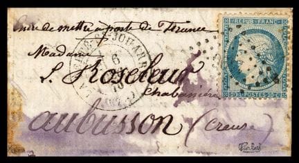 Francia, Guerra de 1870. Globo de Gravilliers. 187