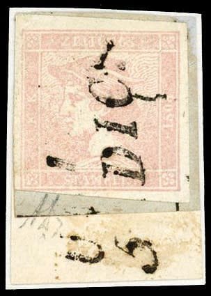 Lombardo-Venetien, Zeitungen, 1851, (1,5 l.) lachs
