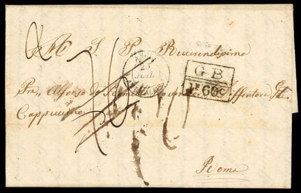 Aden, Letter in Italian from Aden dated May 18, 18