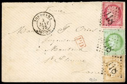 Francia, 1871-1875, 5 céntimos verde, 15 céntimos 