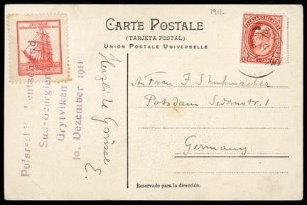 Germany, Falkland Islands, 1904–1905, 1p vermilion
