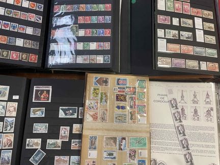 Francia facciale: Collezione di francobolli faccia