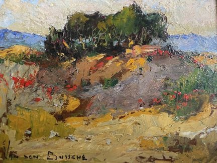 Jacques VAN DEN BUSSCHE (1925-2001) 
Paysage styli