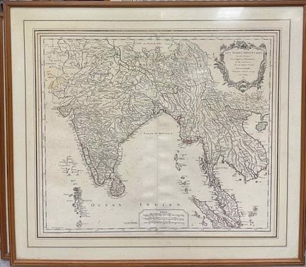 Conjunto de grabados que representan mapas: mapa e