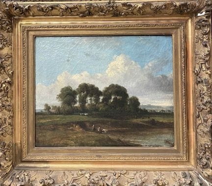 19世纪/20世纪画派
海边漫步
布面油画
29 x 36 厘米
修复