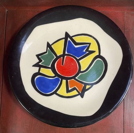 Roland BRICE (1911–1989)
Glazed ceramic plate with
