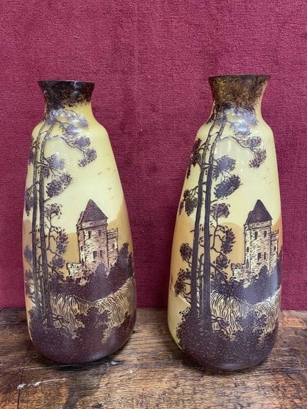 Joseph Mure dit JEM (1920-1944)
Paire de vases en 