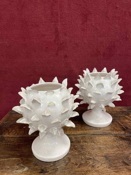Jean ROGER, Paris 
Paire de vases en faïence émail