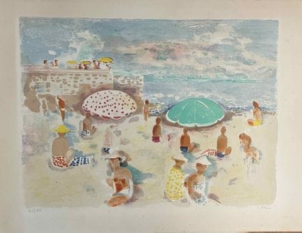 一套石版画，其中包括伊夫·布雷耶、亚瑟·鲍里斯·克莱因等人的作品。