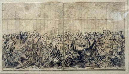 Ispirato a Gabriel Jacques DE SAINT-AUBIN (1724-17