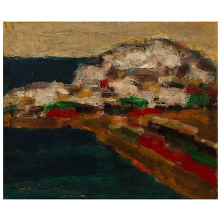 伊昂·帕切亚（1924–1999）——《海滨》（Țărmul mării）*
材质：布面油画
尺寸：