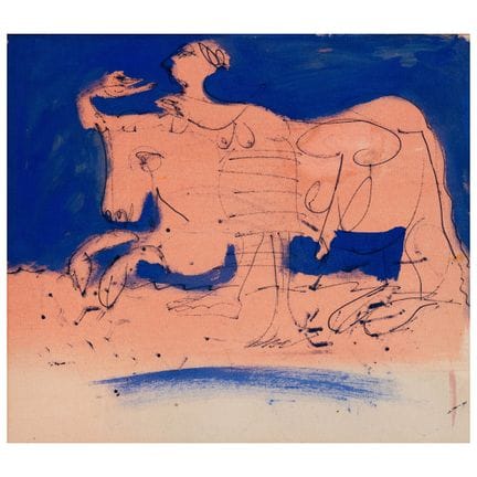 米哈伊·奥洛斯（1940–2015）——《神话场景》（Scenă mitologică）*
材质：布
