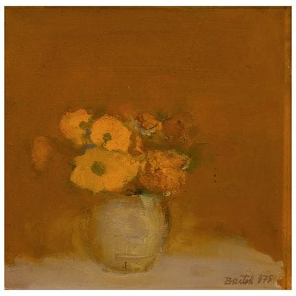 弗朗西斯·巴托克（1937–1987）——《带花卉的静物》（Natură statică cu fl