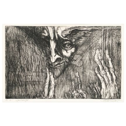 马塞尔·奇尔诺阿加（1930–2008）——《希望》（Speranța）*
材质：纸本版画（艺术家试