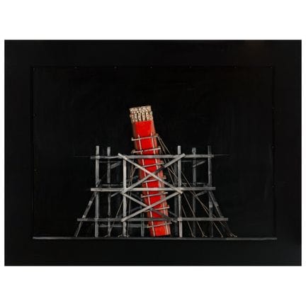 霍里亚·达米安（1922–2012）——《柱》（Coloană）*
创作年份：1993年
材质：硬纸