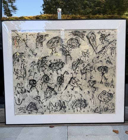 Paul TRAJMAN (1960).
Tusche auf Papier.
Abstraktio